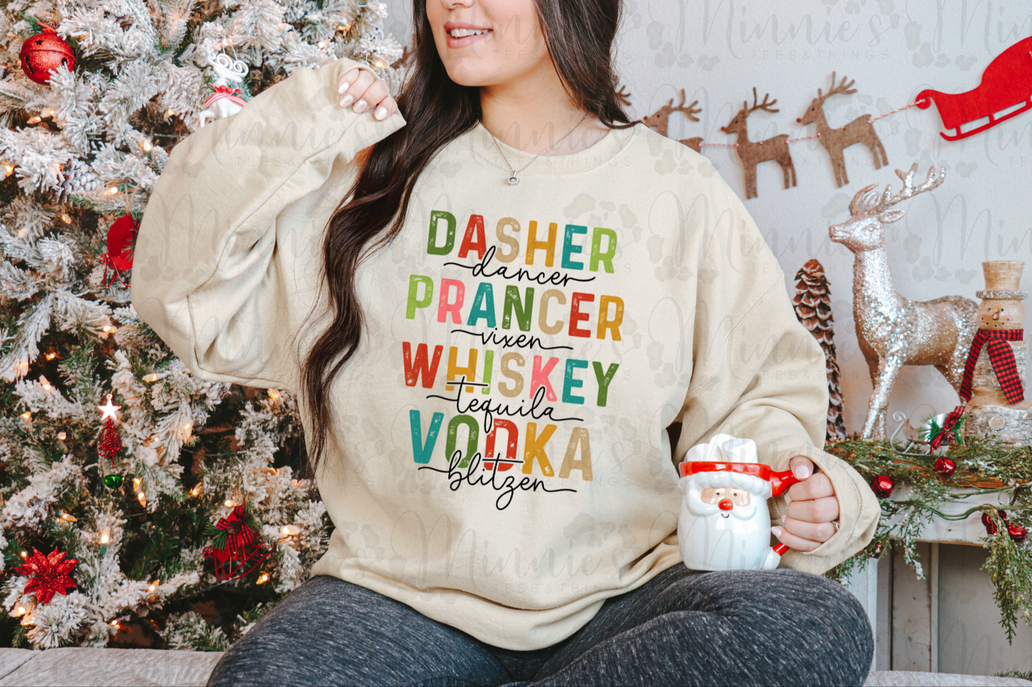 Dasher Prancer  Whiskey Vodka