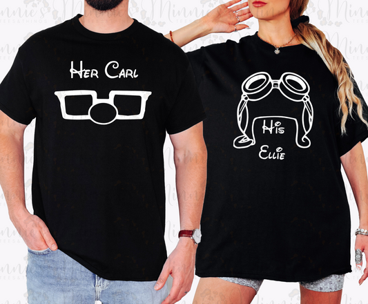 Carl and Ellie Couples Shirt