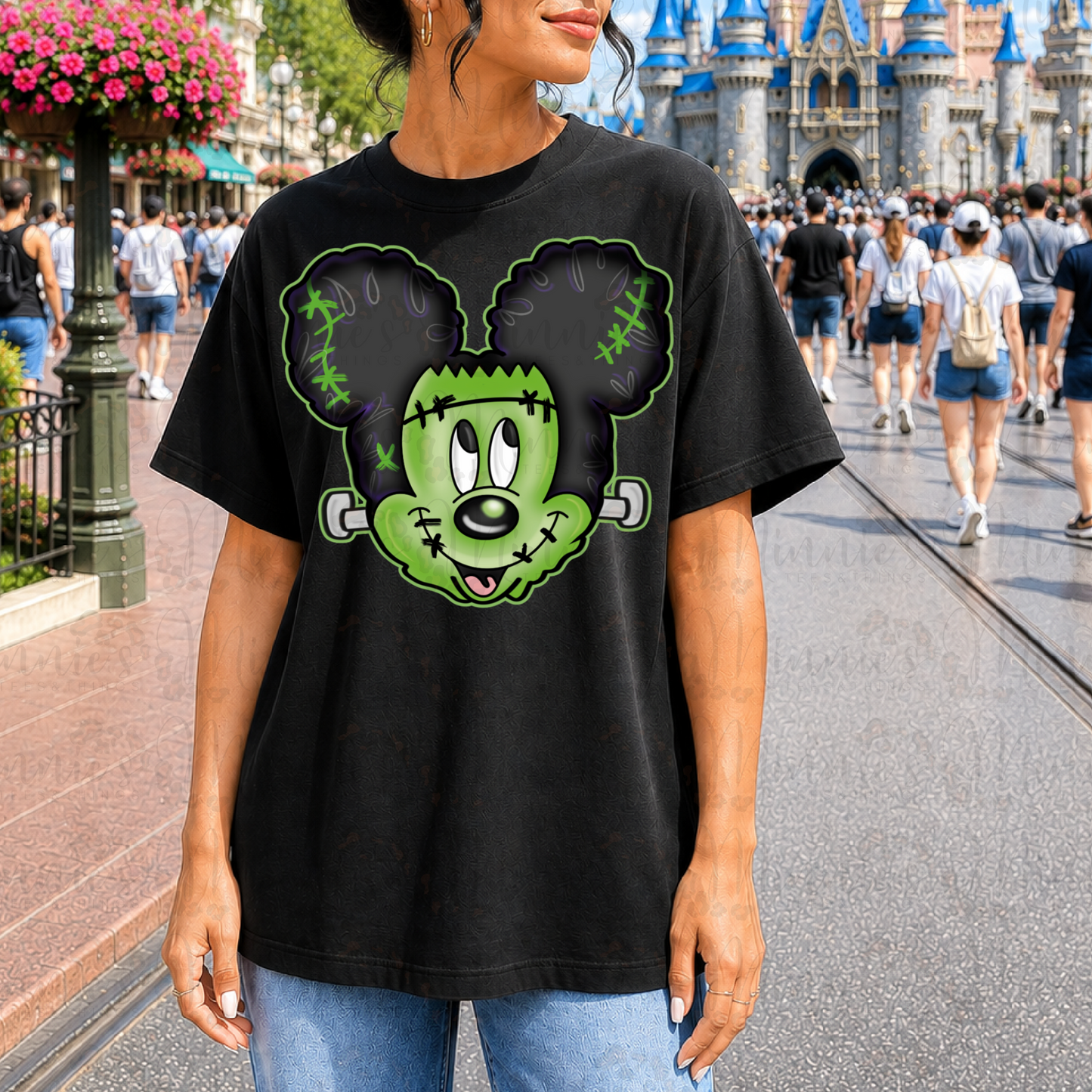 Spooky Mouse Frankenstein Tee